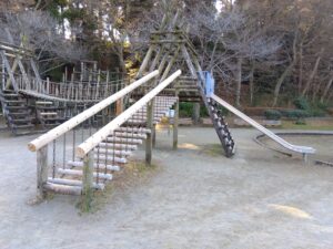 八千代総合運動公園のアスレチック