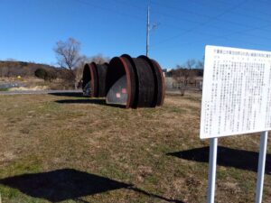 北千葉導水路の巨大な実物展示