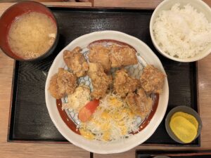 秘伝塩からあげ定食