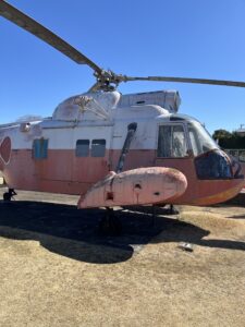 ユーカリ交通公園のヘリコプター
