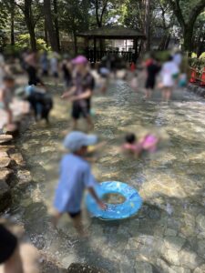 手賀の丘公園のじゃぶじゃぶ池