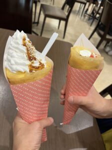 デザート王国のクレープ