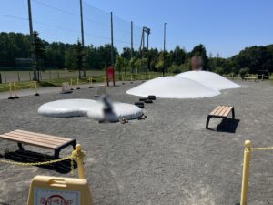 道の駅あびらD51ステーション　ふわふわドーム