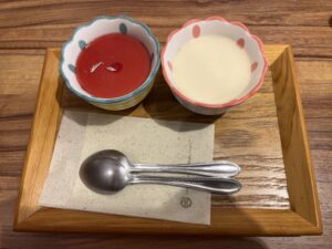 手作り杏仁豆腐