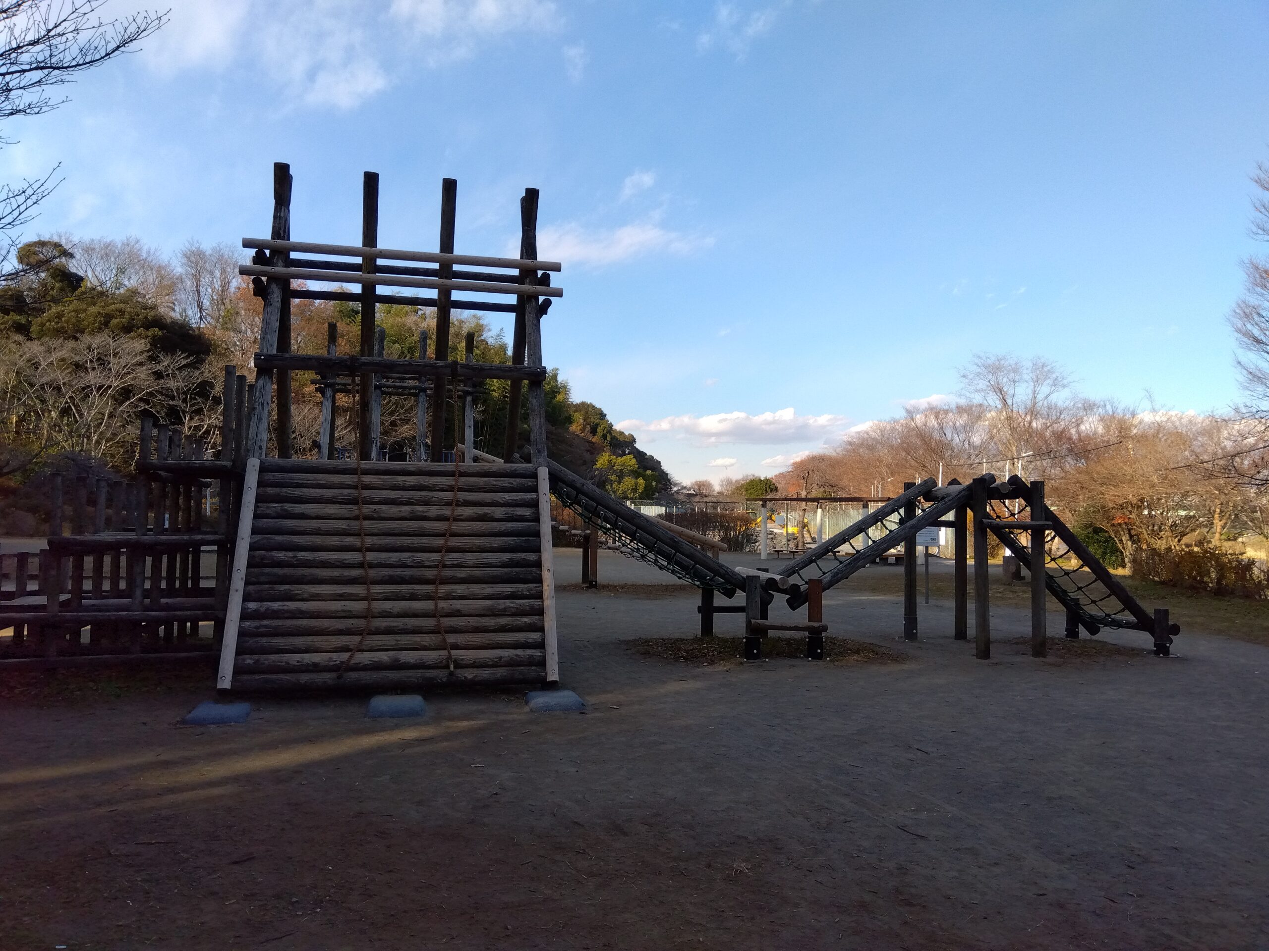 八千代総合運動公園のアスレチック広場