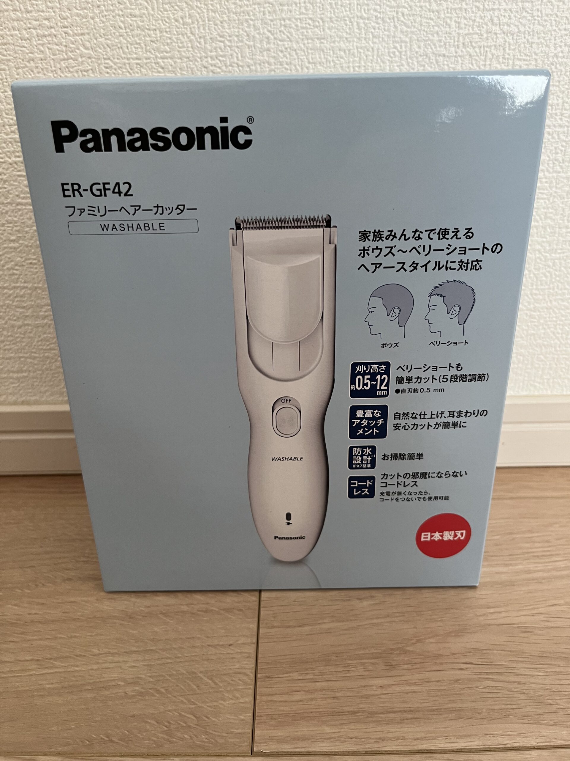 パナソニックのヘアカッターER-GF42-W