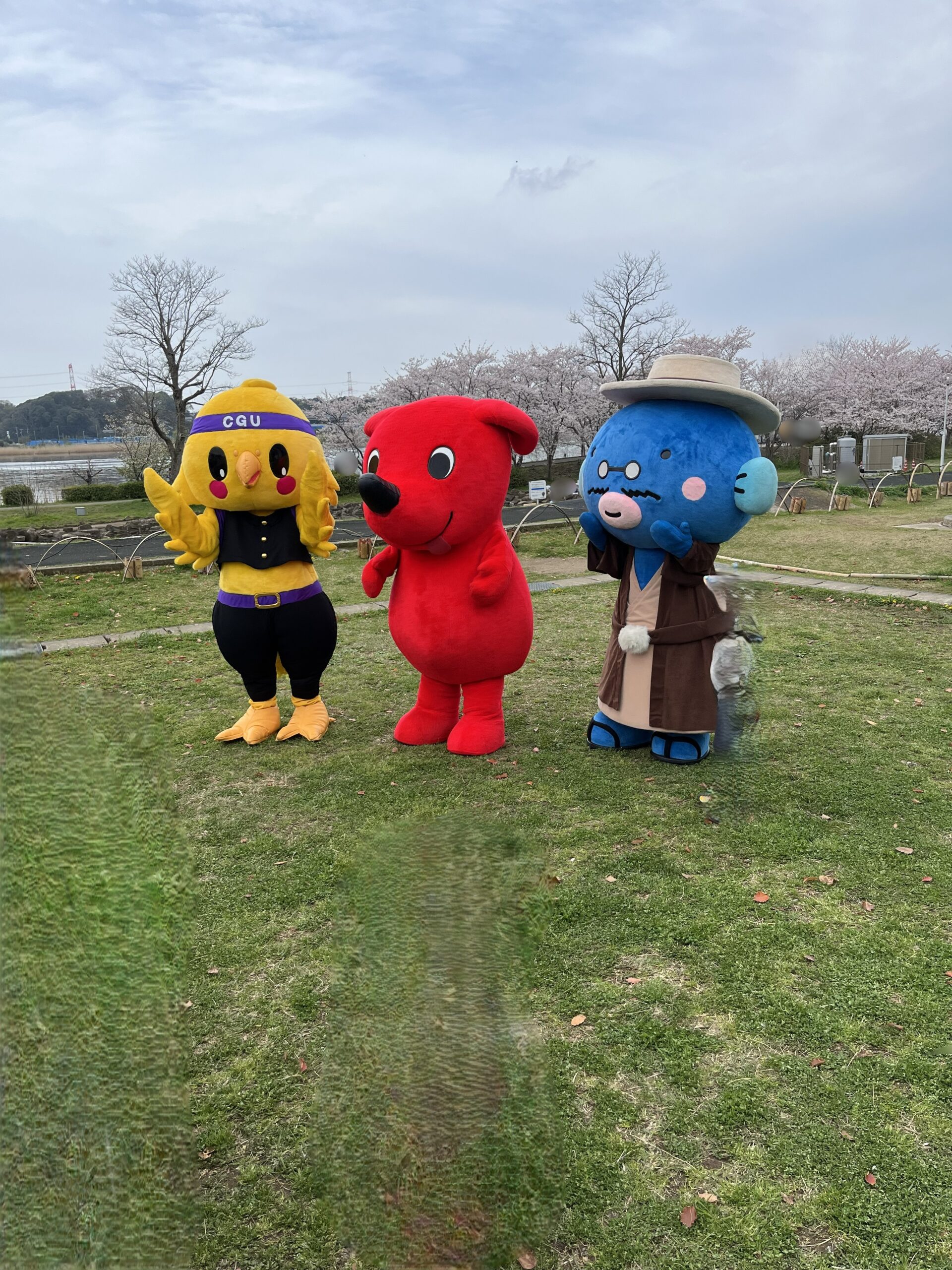 チーバくん、うなきちさん